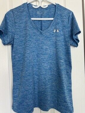 Under Armour HeatGear Women's V-Neck Short Sleeve Training T-Shirt #35